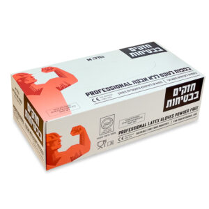 Latex gloves- L