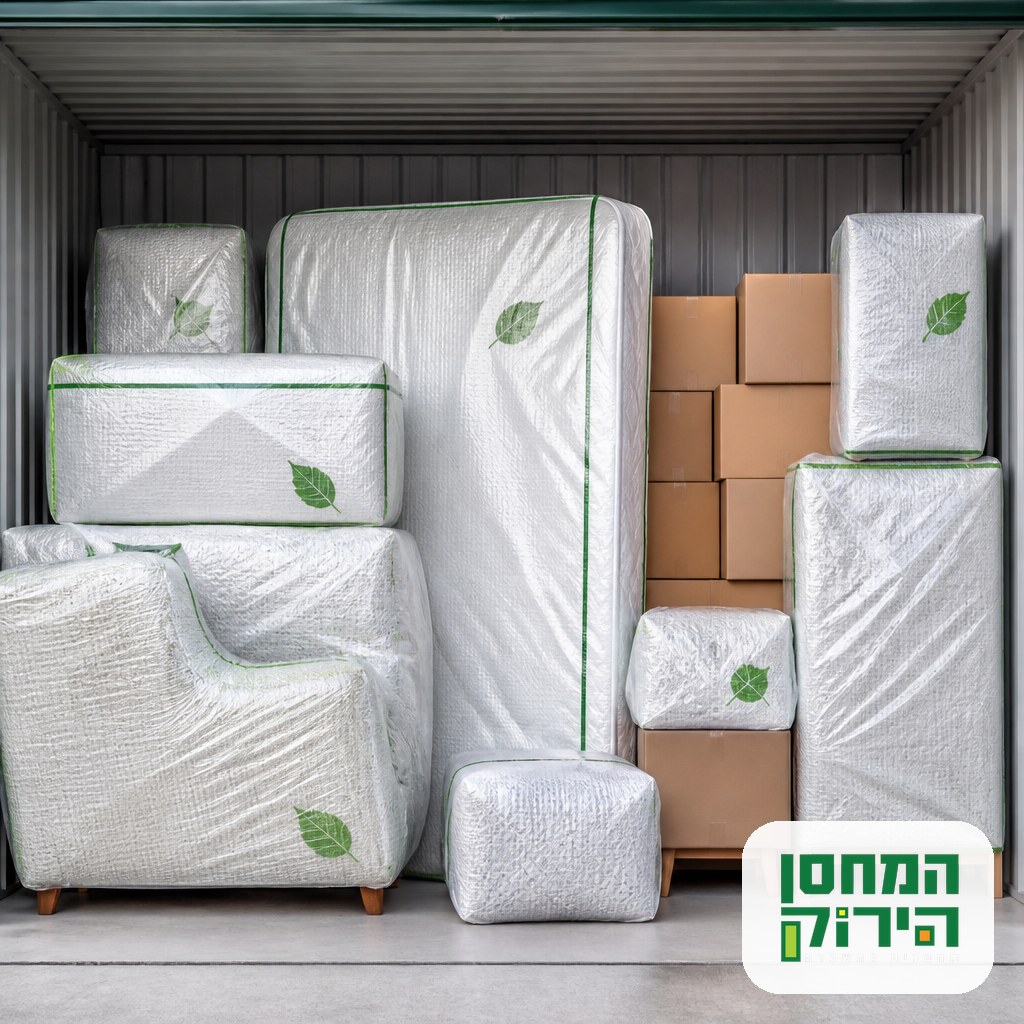 Furniture prepared for months in a long term storage unit rental
