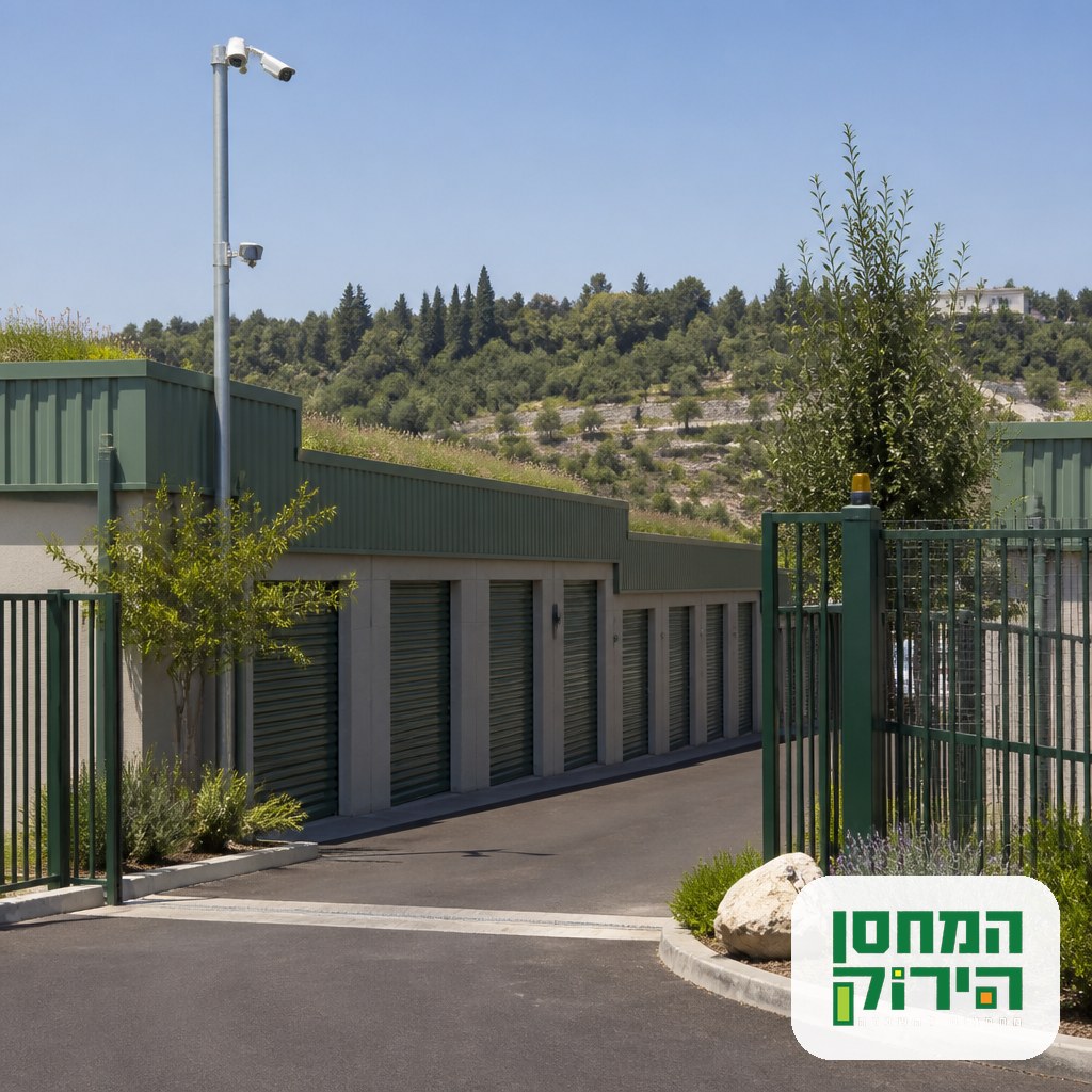 Guarded self storage compound near Jerusalem for foreign residents storing belongings